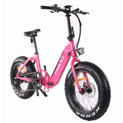 China Good quality fat aluminum alloy rundo tire folding 20 inch china e bike e bike 500 watt for sale for sale