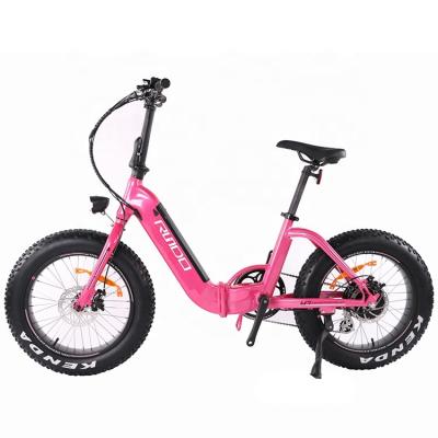 China standard rundo 20inch fat tire folding e bike 48v e bike bicycle 48v for sale for sale