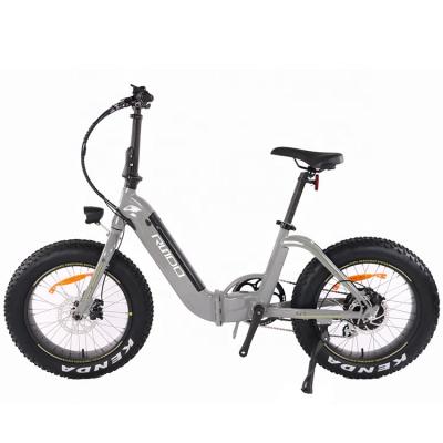 China Rundo 20inch Fat Tire Standard Easy Folding Bike Electric Bike Ebike 20 Inch Foldable for sale