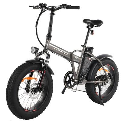 China Fat Tire Rundo 20inch Fat Tire Folding Bike Standard Electric Folding Bike for sale