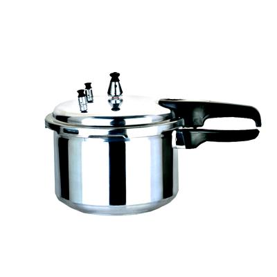 China Multi-Safety Home Sustainable Hot Selling Aluminum Cookware 18cm Polished Pressure Cooker 3L for sale