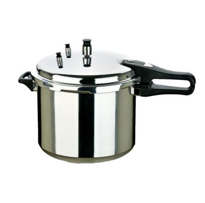 China Top Selling Viable 5.7 Liter Mirror Polished Commercial Aluminum Pressure Cooker 20CM for sale