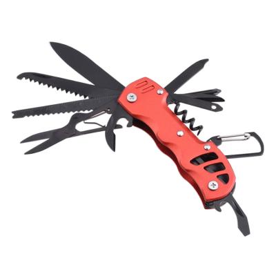 China Stainless Steel Multi Functional Outdoor Survival Camping Knife Foldable Military Knives Hunting Multi Tool 11 in 1 Multifunctional Pocket Knife for sale