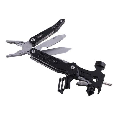 China Stainless Steel MULTI FUNCTIONAL Multitool Pocket with Bottle Opener Screwdriver Saw for Outdoor Survival Camping Hammer Pliers for sale