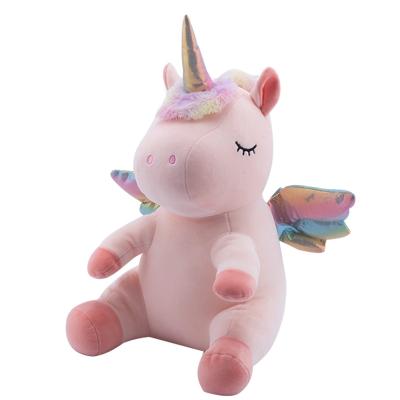 China 2021 NEW Hot Toy Custom Rainbow Colorful Large Unicorn Stuffed 42CM Doll Stuffed Plush Toy Amazon Selling Plush Toy 2021 for sale