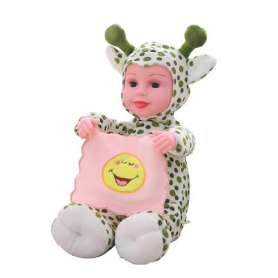 China New Full Body Silicone Baby Look Lovely Gift A Boo Plush Toy Kid Doll For Sale for sale