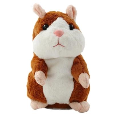 China Kids Toy Gift Voice Recording Toys Talking Lovely Hamster Repeats Plush Hamster Toys Repeat Talking Talking Mouse for sale