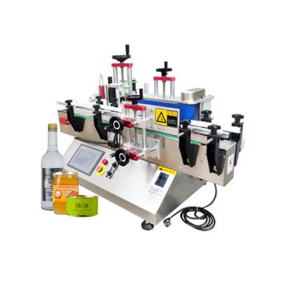 China Cheap self adhesive food etikettiermaschine automatic round table top labeling machine for bottle for sale