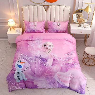 China 3D Cartoon Nondisposable Children's Bed Animation Cartoon Down Comforter Cover Boys And Girls Bedding for sale