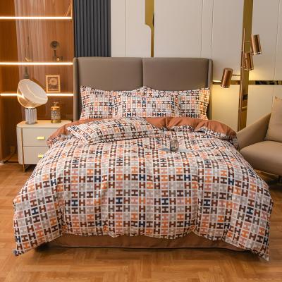 China Nondisposable China Manufacturer Direct Supply Customized Polyester Printing Sheet Duvet Cover Bedding Set for sale