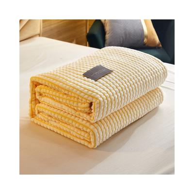 China Thickened Warmth Sell Well New Type Winter Cozy Throw Blanket Custom Knitted Blanket for sale