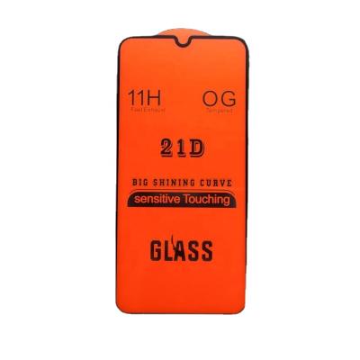 China 21D Mobile Phone Tempered Glass Screen Film Full Glue Glass Protector For SAMSUNG A10 A20 A30 A40 A50 for sale