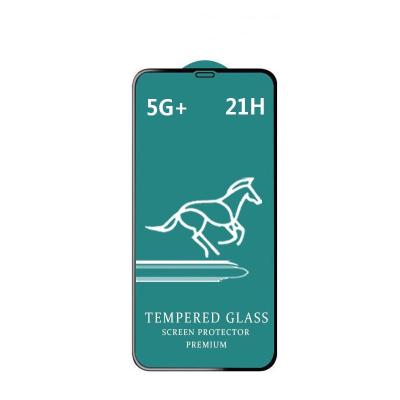 China Fast Mobile Phone 0.3mm 9H 9D 21D 5G+ Horse Tempered Glass Screen Protector For Samsung A52 for sale