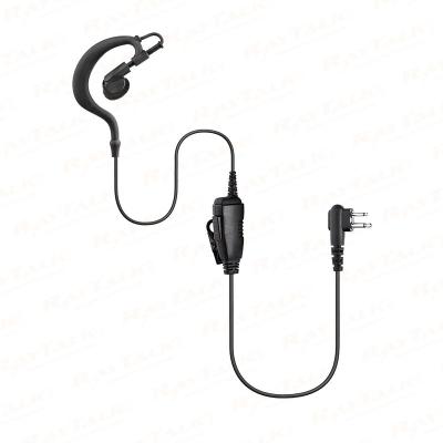 China Ear Hook 2 Pin G Shape Police Earphone For Motorola Radio M Plug for sale