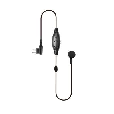 China Two Way Radio In-Ear Headset with Built-in PTT/MIC (VOX) 1 earbud headphone cable wholesales for sale