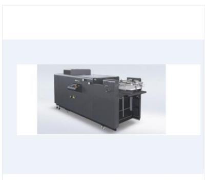 China Automatic Food Spot UV Coating Machine / UV Coater Machine (SGZ-UI620W-A) for sale