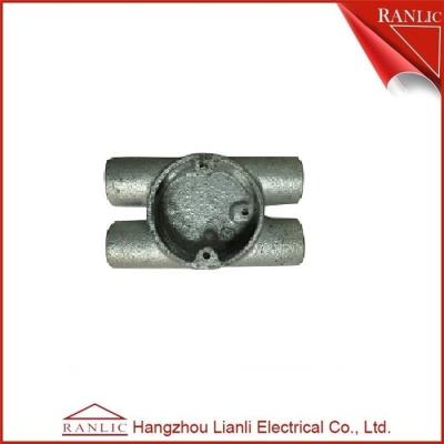 China Twin Through H Way Conduit Junction Box Steel Conduit Fittings OEM for sale