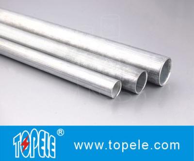 China EMT Conduit And Fittings Carbon Steel Galvanised Tube , Electrical Metallic Tubing UL Standard for sale