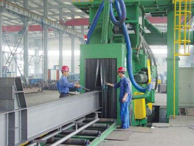 China Auto h-Straal Productielijn, Staalplaat die Machine voor Metaal/Metallurgiemachines kogelstralen Te koop