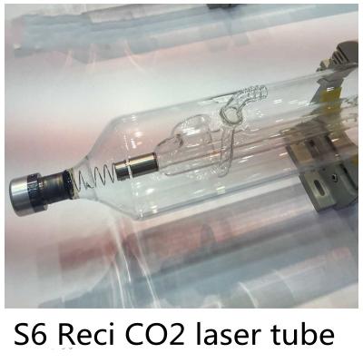 China 130W Reci laser tube S6 CO2 glass laser tube 80MM diameter updated from W6 Z6 V6 series for sale