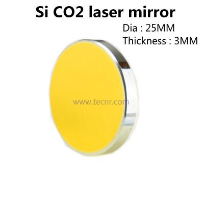 China CO2 laser mirror Si reflective mirror 25MM diameter for CO2 laser cutting machine for sale