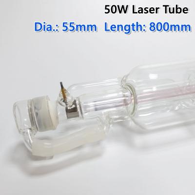 China high qualit 50W CO2 Laser Tube 800MM for CO2 Laser Engraving Machine for sale