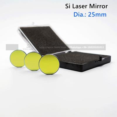 China China Si CO2 laser mirror diameter 25MM thickness 3MM for laser cutting  machine for sale