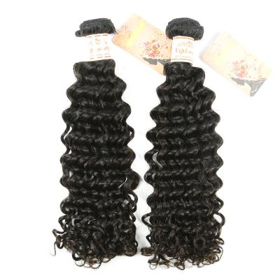 China VIPlovely factory direct cheap deep curly popular deep wave hair extension 100% virgin deep wave hair extension single price cruly hair factory for sale