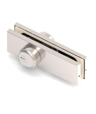 China HW400 S-C Patch Fitting For Stainless Steel/Aluminum Glass Door With US32/32D/28 Finish Center Patch Lock Fitting for sale