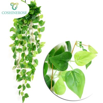 China Manufacturer Widely Used Plastic Artificial Ivy Leaf Plants Vine Hanging Vines Home Decor for sale