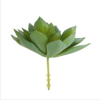 China Fashional Cheap Wholesale Cute Rounded Outdoor Artificial Succulent Potted Fashional Snow Lotus Classification Indoor Decoration for sale