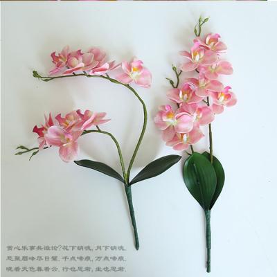 China Natual Touch Hot Sale 5 Colors Long Stem Artificial Phalaenopsis Orchid For Wedding Party Decor for sale