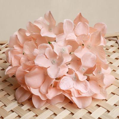 China Fashional Artificial Silk Flowers Hydrangea Flower Artificial Flores Flores Beautiful For Home Decor for sale