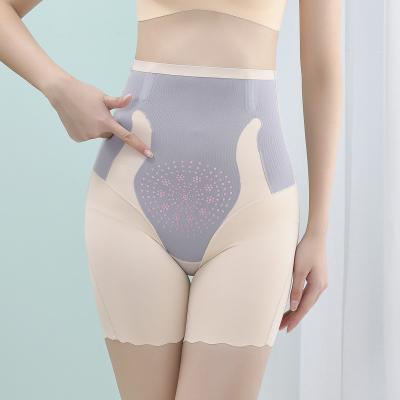 China Anti-Bacterial Hot selling high waist traceless women waist corset flat Angle belly drawing pants shaping buttock lifting leggings safety pants for sale