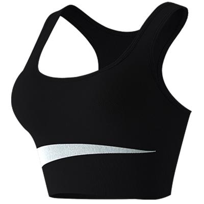 China Sustainable Custom set running women's sports underwear Fitness shock-absorbing bra Yoga bra for sale