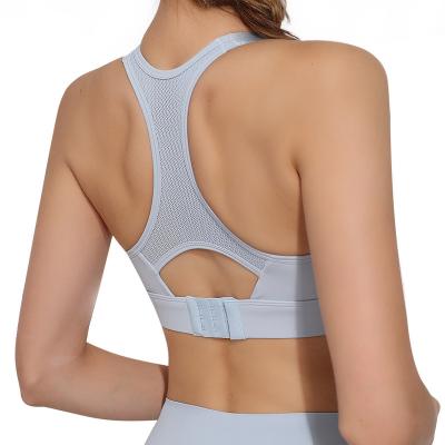 China Anti-pilling Sports underwear for women comfortable motion stealth one cup beautiful back quakeproof push-up anti-sag vest for sale