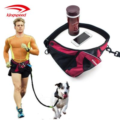 China Other Dongguan Pet Products Premium Custom Outdoor Dog Leash Set Water Carrier Sport Hands Free Running Restraint Belt for sale