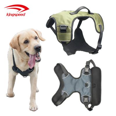 China Manufacturer Design No Pull Custom Pet Seat Belt Full Body Padded Large Dog Harness for sale