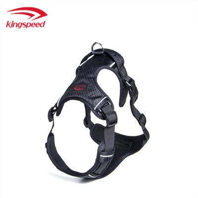 China Front Dog Harness Custom Reflective Soft Sustainable Non Pull Adjustable Outdoor Pet Vest for sale