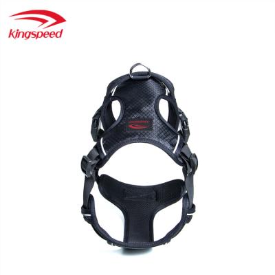 China Mesh Padded Reflective Adjustable Large Custom Made Viable No Pull Dog Harness Vest for sale