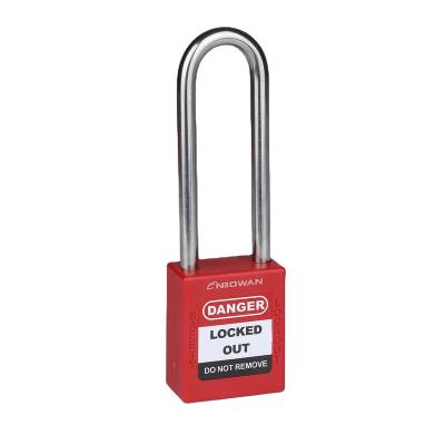 China China 76mm Long Steel And Nylon Steel Shackle Safety Padlock P76S Factory & Manufacturers | lockey for sale