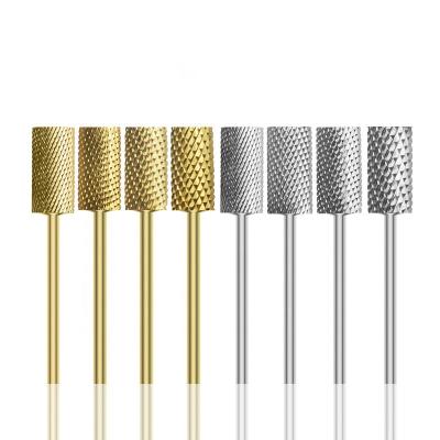 China Professional Nail Art 1 Pcs Tungsten Steel Nail Drill Bit Manicure Tools F/M/F/XC Grinds Durable Nail Art Polishing Drill Machine Bits NDB001 for sale