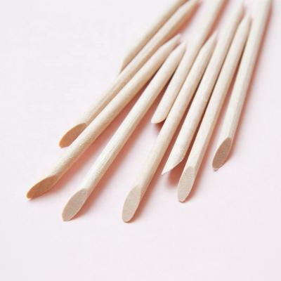 China Wooden 50 Pcs/Bag 7.5cm Nail Stick Original Color Wood Art Stick Cuticle Pusher Remover Pedicure Manicure Tool NPF010 for sale