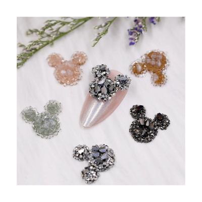 China Wholesale High Quality Hot Selling Rhinestone Nail Art Beauty DIY Butterfluy Design Nail New for sale