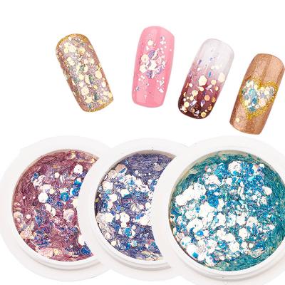 China Nail Art Beauty DIY Special Design Nail Art Decoration Widely Used Holographic Glitter Sequins for sale