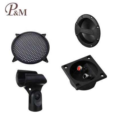 China Industrial factory customized 4inch professional PM source and other size pp PC pe ABS PVC plastic speaker parts for sale