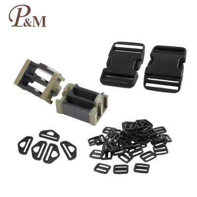 China Industrial OEM One Stop Service Provide Side Closing Quick Release Buckles For Bag Spare Parts With High Productivity Mold Production Line for sale