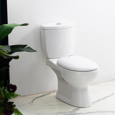 China New Popularity 2022 Hot Selling Products Automatic Operation Simple Style Wash Down Two Piece Toilet for sale