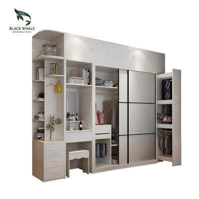 China Wooden Storage Wardrobe Clothes Wardrobe Bedroom Furniture Wardrobe Cabinet for sale