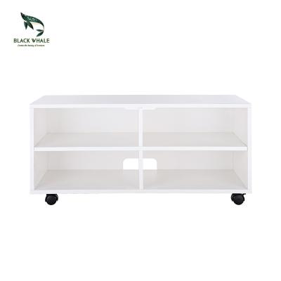 China Modern Manufacturer Living Room Furniture MDF Storage Wooden Smart Table Wood Cabinets TV Rack for sale